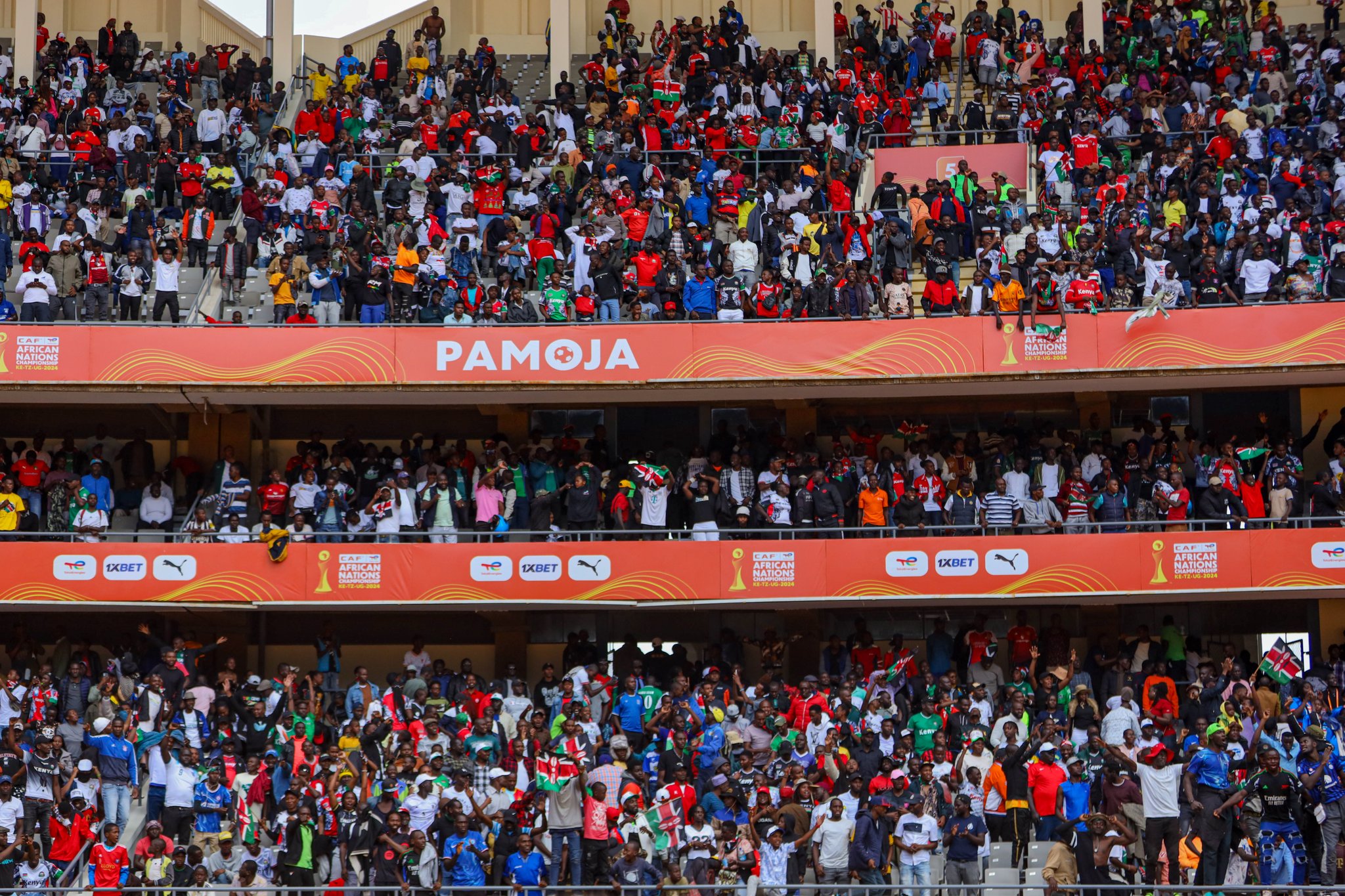 Kasarani Stadium roared with Jaza Stadi energy as Harambee Stars battled in CHAN 2025.